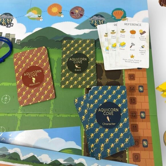 Aquicorn Cove Board Game 2019 Renegade Game Studios Preowned 100% Complete - Picture 6 of 12